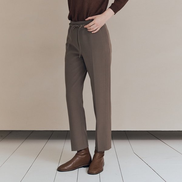 [여주점] 올앤선드리 스트링 벨티드 밴딩 팬츠 A5F8P332