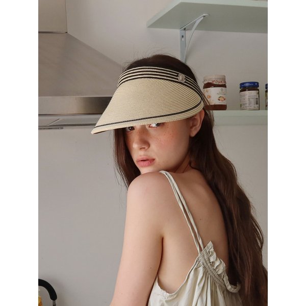 ETO Sun Visor Hat_ivory