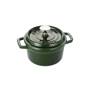 staub 스토우브 피코 코콧 라운드 바질그린 14cm 작다 양손 주물 호로우 냄