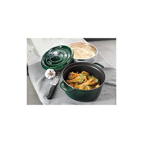 staub 스토우브 피코 코콧 라운드 바질그린 14cm 작다 양손 주물 호로우 냄