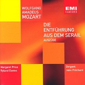 [CD] 볼프강 아마데우스 모차르트 - 후궁으로부터 도주 (발췌)/Wolfgang Amadeus Mozart - Die Entfuhrung Aus Dem Serail (Auszuge)