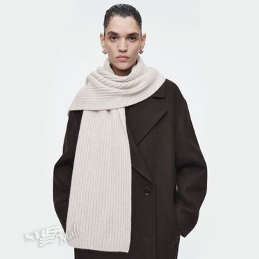 라코스테 코스 청키 리브드 퓨어 캐시미어 스카프 머플러 1211254001 COS CHUNKY RIBBED PURE CASHMERE SC