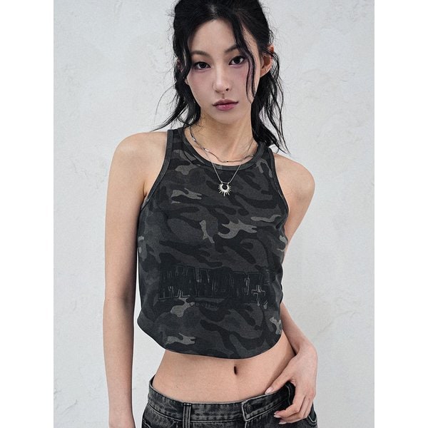 CAMO-BX01 Tank Top CHARCOAL