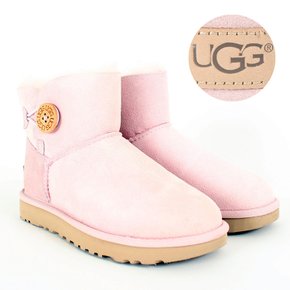 어그 미니 베일리 버튼 II 여성 부츠 1016422 시쉘 핑크 UGG MINI BAILEY BUTTON II