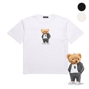 COMPORT BEAR NO.2 오버핏 반팔 티셔츠 (VNDTS237) 2칼라