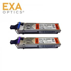 EXA GBIC ORing BiDi SFP1G-B3/5-LX20 20km 광모듈 세트 EXA-1G-54D20-WAB-ORI