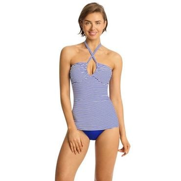 이스퀘어 5007604 SEA LEVEL SWIM Varsity Halter Bandeau Singlet Top