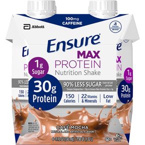 Ensure3개X  엔슈어  맥스  프로틴  뉴트리션  쉐이크  카페  모카  330ml