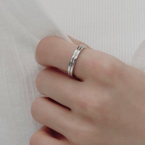 [Premium Plating] 프리시즈 AB(W) 더블 반지 HL5R64507WB