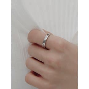 [Premium Plating] 프리시즈 AB(W) 더블 반지 HL5R64507WB