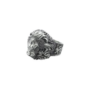 925 Silver Lion Ring