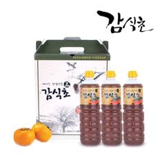 [9월12일 오전5시까지 주문시 명절전배송] [삼백식품] 3년숙성 감식초선물세트(1000mlx3pet)