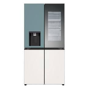 [LG전자공식인증점] LG 디오스 얼음정수기냉장고 오브제컬렉션 W824GTB472S (820L)(희망일)