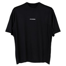 질샌더 [명품] 질샌더 블랙 로고 티셔츠 J47GC0023 J20033 001