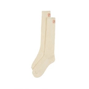 Chunky Cotton Winter Knit Socks [Cream Soup]