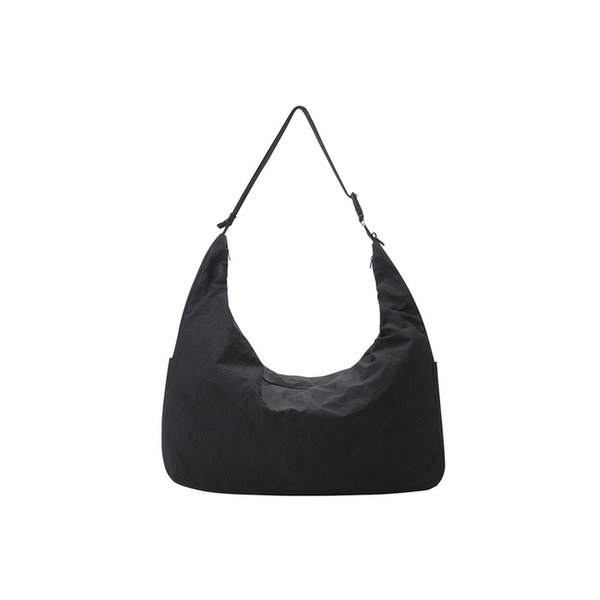 나일론 빅 숄더백_ENBAX24411BKX