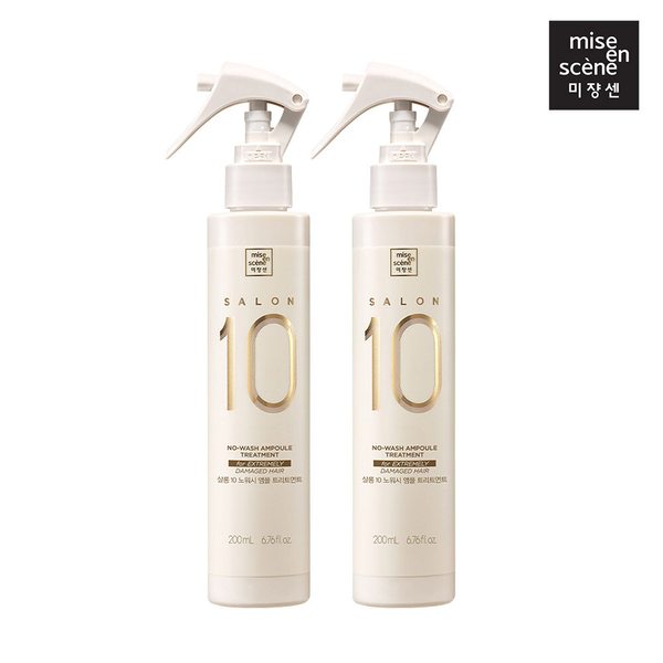살롱10 노워시 극손상 앰플 트리트먼트 200ml*2입