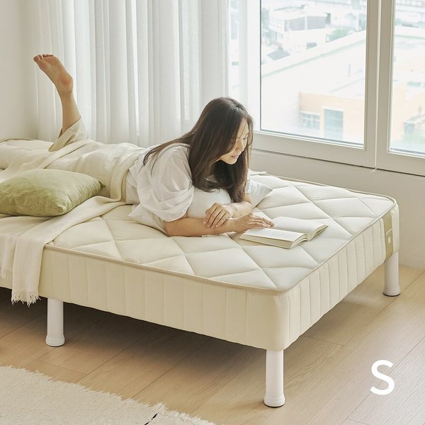 가구 에이셀 알러지케어 1인용 원룸 일체형 침대 S