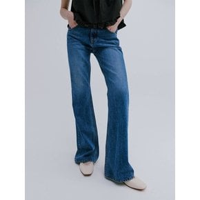 SLIM BOOTS CUT DENIM PANTS / BLUE