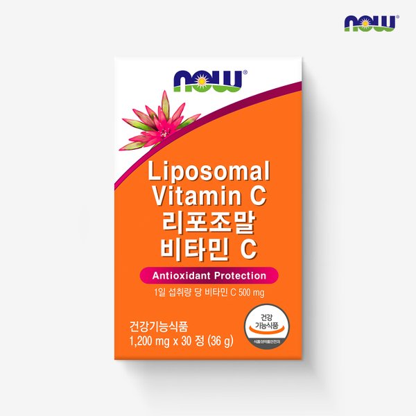 [나우푸드] 리포조말 비타민 C (30정)