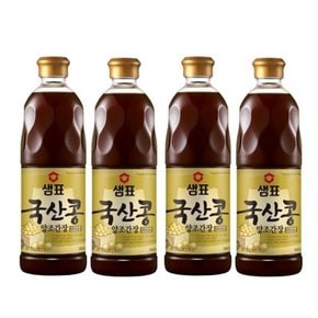 샘표 간장 국산콩양조간장 860ml 2팩 기획 2세트