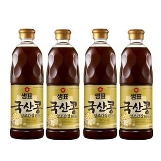 텐바이텐 샘표 간장 국산콩양조간장 860ml 2팩 기획 2세트