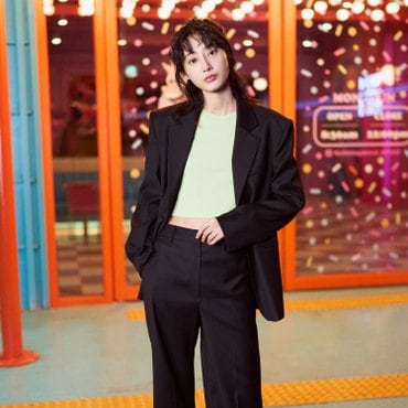 LAP [made by LAP] 원버튼 박시 테일러드 자켓 (AN1WJ260)