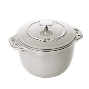 스타우브 STAUB 원형 꼬꼬떼 라이스 화이트 트러플 12cm 무쇠 주물 밥