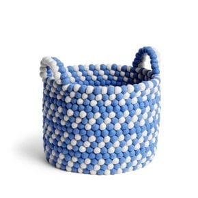 헤이 HAY Bead basket with handle 비드 바스켓 블루대쉬