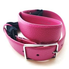 FABORSA Belt100%madeinitaly30-Fuxia파우치가있는벨트포켓이있는벨트지인선물용벨트