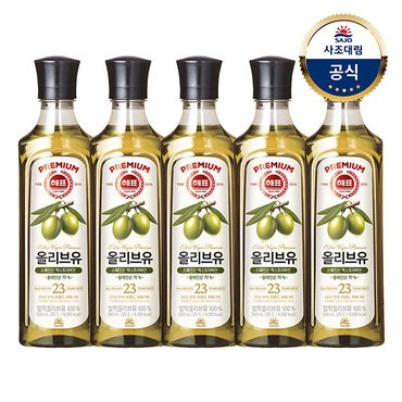 대림선 (G)[사조대림] 해표 올리브유 500ml x5개