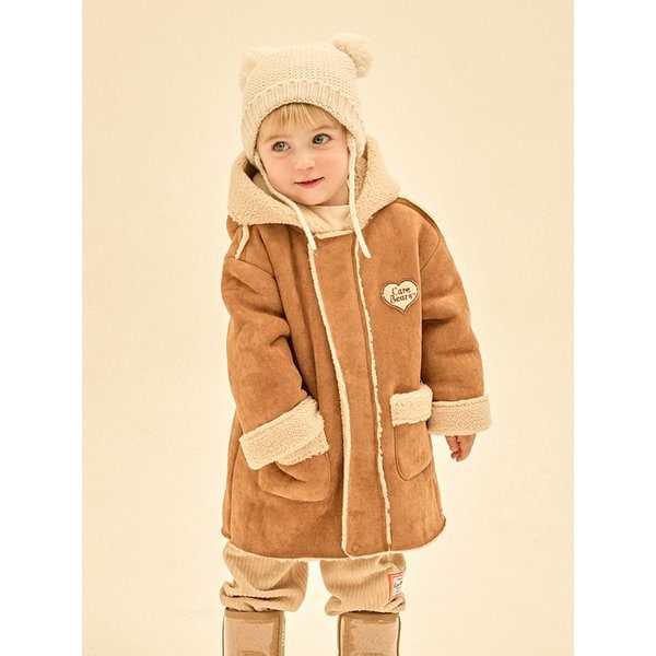 하트케어베어즈 따뜻한 무스탕 코트