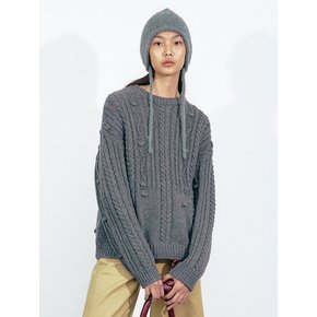 Calm Pong Pong Knit (Gray)