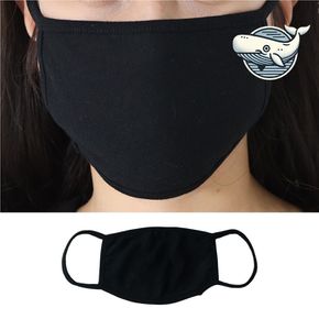 편안한 착용감 검정면마스크 남녀공용 기본