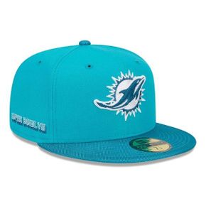 [해외] 1054805 NFL [마이애미 돌핀스] Active Ballistic 59FIFTY Fitted Hat Aqua