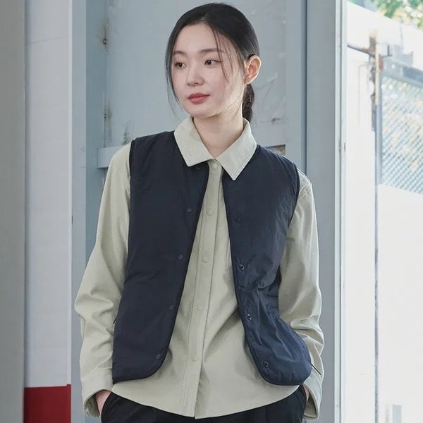 [부산점] 여성 써모퍼프 리버서블 패딩 베스트 7L61469
