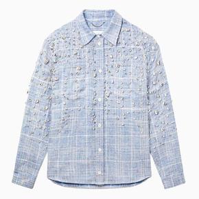 24SS 1989 스튜디오 후드 티셔츠 SS24 101CO Light blue