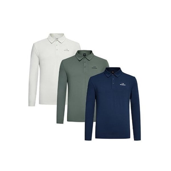 [부산점] 남성 POP 솔리드 α 긴팔 폴로 티셔츠 DMP25282