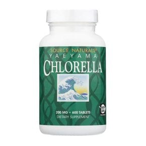 6개X  소스내추럴  야에야마  클로렐라  200mg  600정