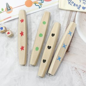 민속 전통 미니 윷놀이 게임 필통 세트 만들기 diy