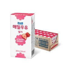 매일우유 멸균우유 딸기 200ml 24팩