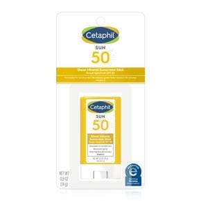 [해외직구] Cetaphil 세타필 쉬어 미네랄 선스크린 스틱 전신용 SPF50 14g 2팩