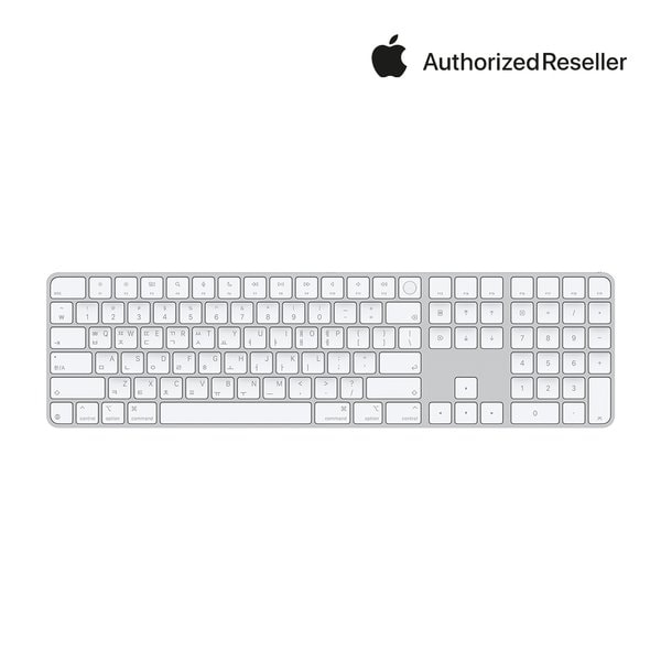 정품 매직 키보드 (Touch ID / 숫자 키패드 탑재 / 화이트 키) MXK73KH/A