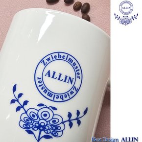 ALLIN 쯔비벨 세라믹 머그컵 저먼화이트 1P