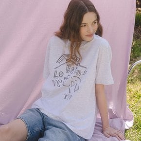 Sweet home t-shirt [TISU07TS21]_Melange gray