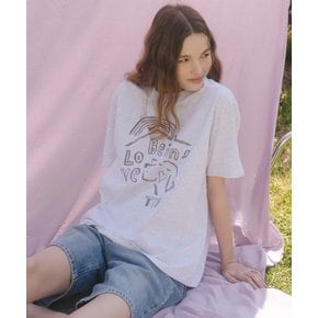 Sweet home t-shirt [TISU07TS21]_Melange gray