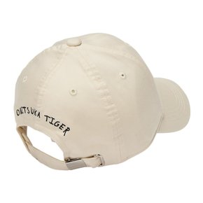 오니츠카타이거 남녀 공용 로고 자수 캡 모자 볼캡 베이지 브라운 3183B120.250