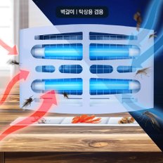 UB2 LED 유인 끈끈이 포충기 날벌레 퇴치기 HS-385(연보라)