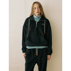 [SET] Logo Fleece Half Zip up Set Up - 2color