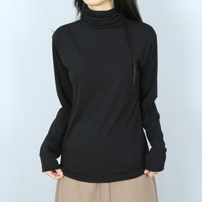 4색 무지 폴라 긴팔 티셔츠